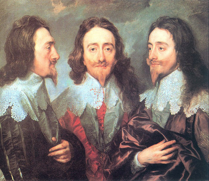 Charles I in Three Positions [A. Van Dyck]
