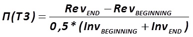 The indicator  (3) is calculated by the formula  [Alexander Shemetev]