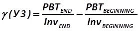 The indicator γ (3) is calculated by the formula [Alexander Shemetev]