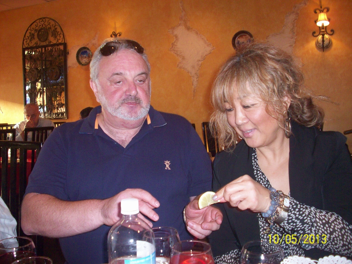 A person and person eating at a tableAI-generated content may be incorrect.